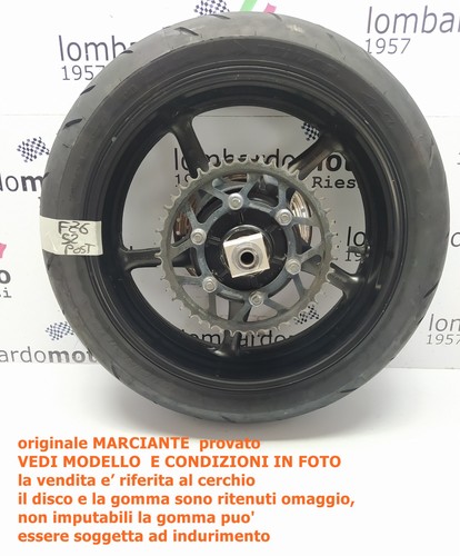 Cerchio ruota posteriore - posteriore, j