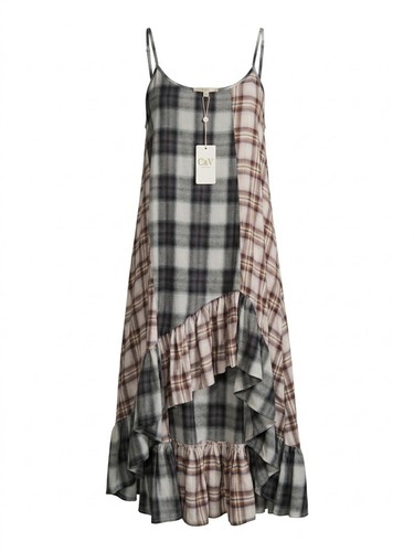 Abito plaid patchwork - abito,
