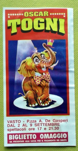Circo oscar togni vasto - oscar,