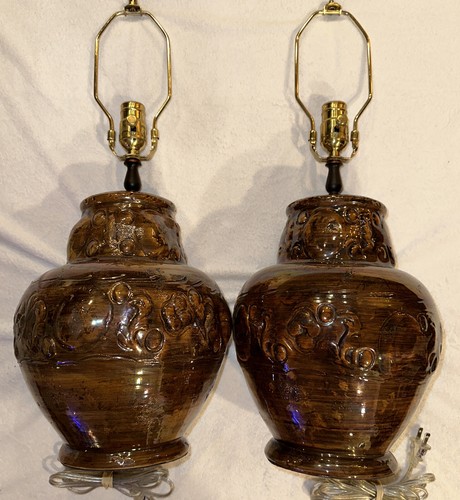 Coppia lampade ceramica - lampade, in