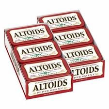 Altoids Classic Peppermint Breath Mint Mints Singoli Taglia 1,76 once Scatola di latta 12 pezzi