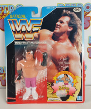 BRUTUS THE BARBER BEEFCAKE WWF WRESTLING 1990 MOC BLUE CARD ENG GIG HASBRO