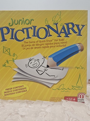 Pictionary junior mattel - pictionary,