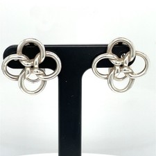 Orecchini clip quadrifoglio