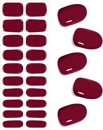 Unghie gel adesive 20 pcs - adesive, uv,