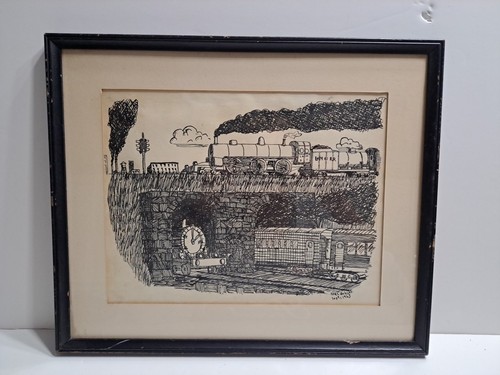 Disegno inchiostro vintage - a,