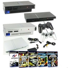PS2 Console Fat Slim Blu