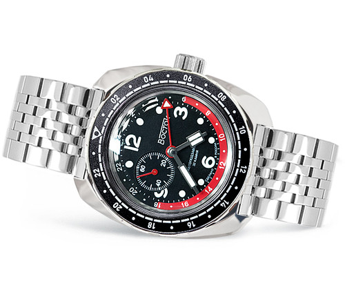 Vostok amfibia automatic gmt - amfibia,