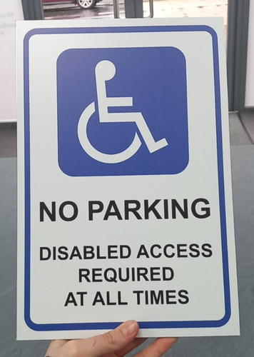 Cartello parcheggio - cartello, no