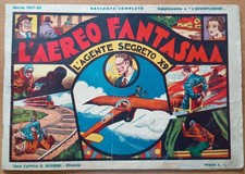 AGENTE SEGRETO X-9 - L'AEREO FANTASMA - EDITRICE NERBINI 1937 - ORIGINALE !!!
