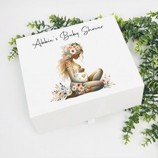 Scatola regalo baby shower con