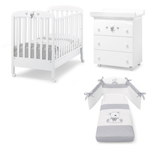 Erbesi - Set Lettino Tatino + Bagnetto + Piumone - Spedizione Gratuita