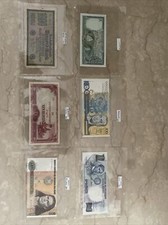 Lotto 6 banconote Del Mondo