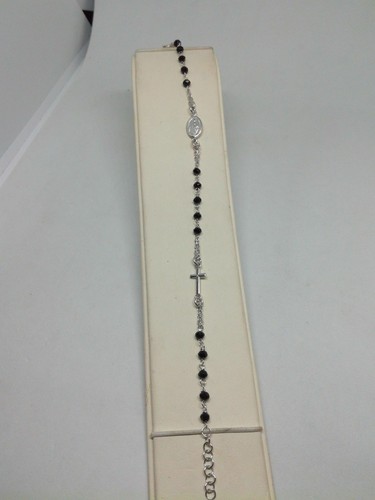 Bracciale argento rosario - bracciale,
