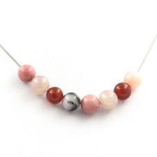 Collana Perle Opale Rosa +