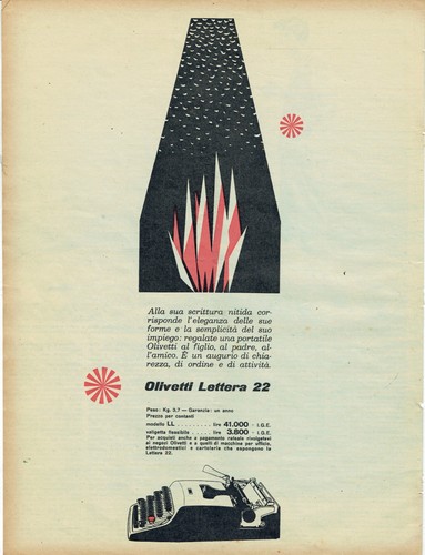 Olivetti lettera pubblicita - olivetti,