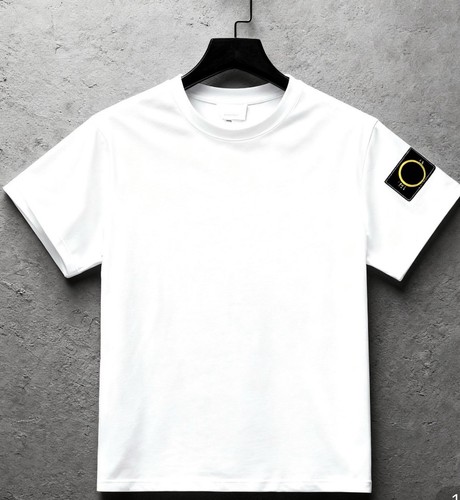 Shirt bianca stone island - t-shirt,