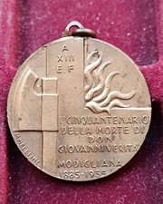 Ww2 Medaglia Ventennio Anno XIII 1935 50° Morte Don Giovanni Verità