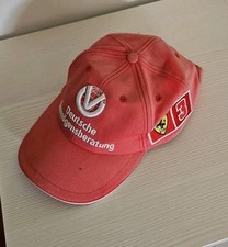 Cappellino Usato Originale Ferrari Michael Schumacher Vedi Interno Foto