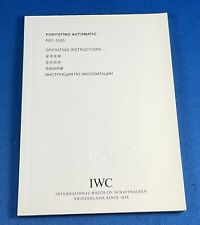 IWC PORTOFINO AUTOMATIC 3565 INSTRUCTION VINTAGE