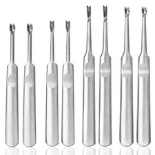 CODIRATO 8 Pezzi Smussatori per Bordi Pelle Solcatore per Pelle Strumenti (k9S)