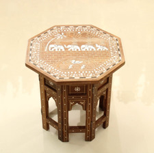 Telefono da tavolo in legno