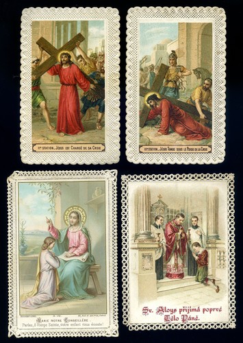 Santini merlettati holy cards - santini,