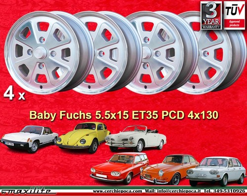 Pcs cerchi fuchs volkswagen - cerchi,