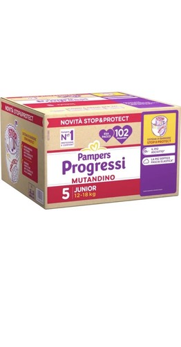 Pampers progressi taglia - 5,