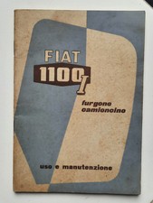 Manuale Uso E Manutenzione Fiat 1100 I Furgone Camioncino