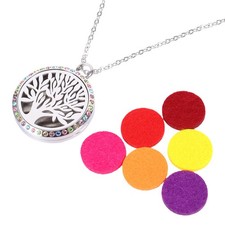 Collana Portaprofumo Con Diffusore Oli Essenziali Ciondolo Per Aromaterapia