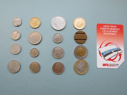 Lotto monete italiane - monete, in