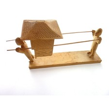 Minifigure in legno vintage