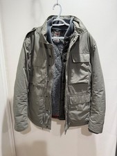 Giacca da combattimento invernale pesante Relwen 2 in 1 verde militare colore cemento bagnato uomo large