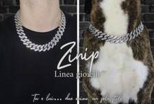Collana Cuban Ice Chain Uomo/Donna/Cane/Gatto/Pets - Zinip