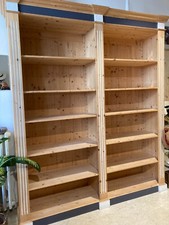 libreria scaffale legno abete con mensole regolabili. Prodotto in falegnameria
