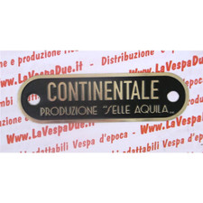 Targhetta " CONTINENTALE