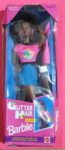 Barbie glitter hair christie - hair,