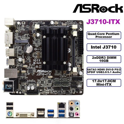 Asrock j3710 itx mini scheda - j3710-itx,