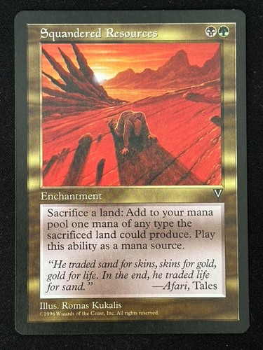 Mtg risorse squandered - risorse,
