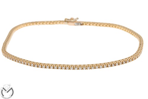Bracciale tennis oro - bracciale,