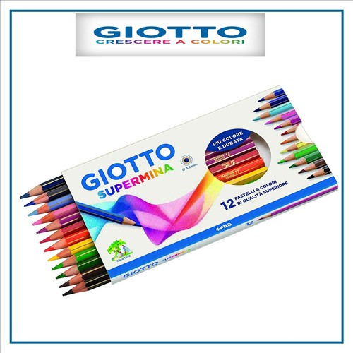 Pastelli legno giotto - colori, a
