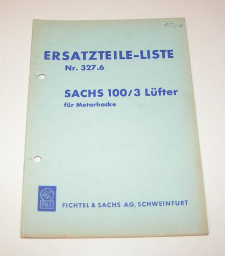 Catalogo ricambi sachs 100 - ricambi,