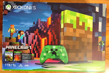 Microsoft Xbox One S: Minecraft Limited Edition Console System nuova sigillata
