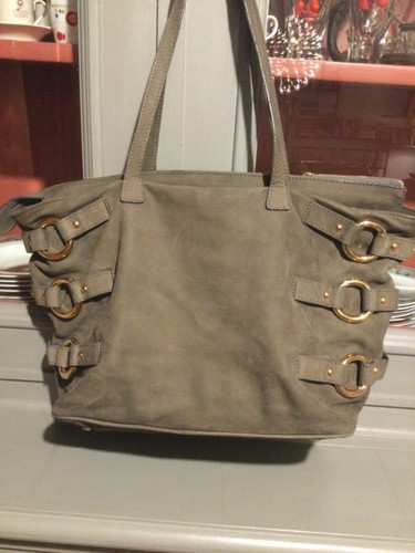 Borsa camoscio grigia