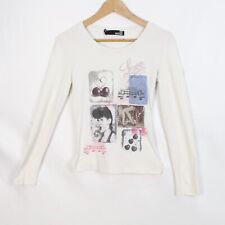 Maglia love moschino, Bianco taglia 40 Da donna