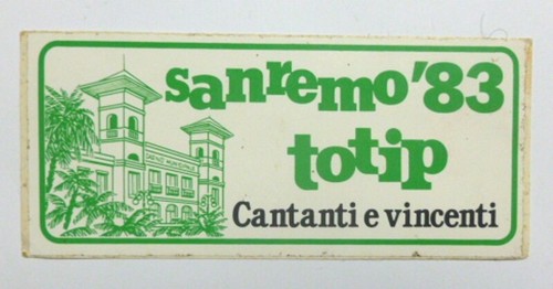 Vecchio adesivo originale - adesivo, /