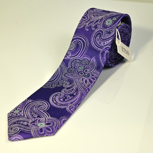 Cravatta eton uomo 100 seta - uomo,