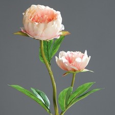 Peonia Rosa Artificiale Con 2