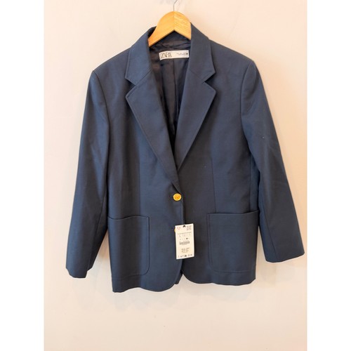 Blazer doppiopetto zara blu - blazer,